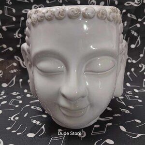 Meritage Stoneware - Vintage *Distressed-Look* Budda Mug - Holds 16 oz - EUC